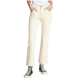 VGUC Khaite Vivian Bootcut Flare Jeans Color Cream Denim Ivory Womens Size 28